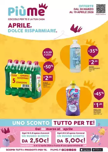 Aprile, dolce risparmiare.