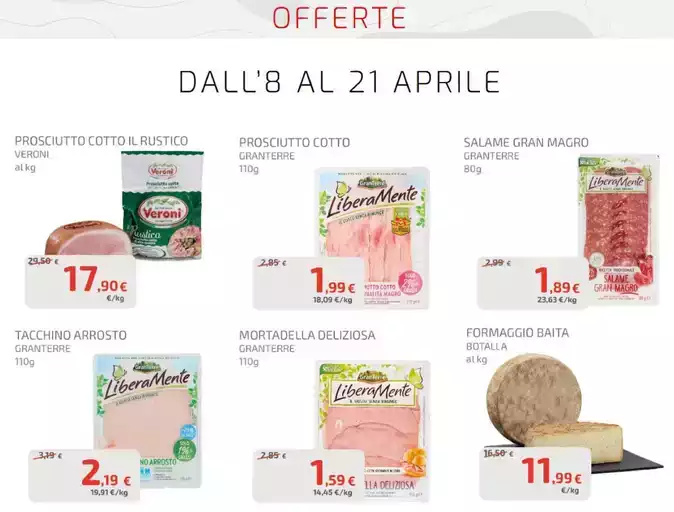 Dall 8 al 21 aprile