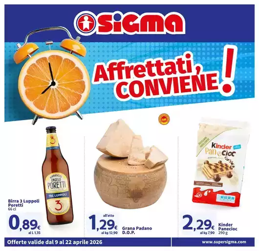 Affrettati, conviene! Sigma Affrettati, conviene! Sigma