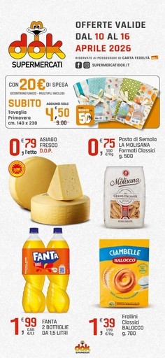Offerte dal 10 al 16 aprile 2026
