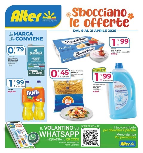 Sbocciano le offerte