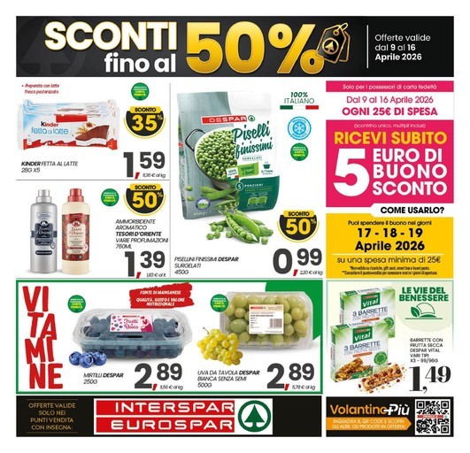 Sconti fino al 50%