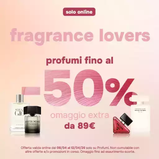 Profumi fino al -50%