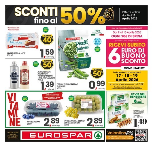 Sconti fino al 50%