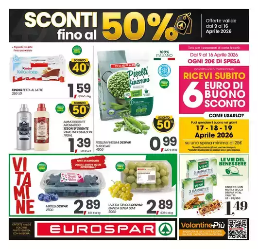 Sconti fino al 50%