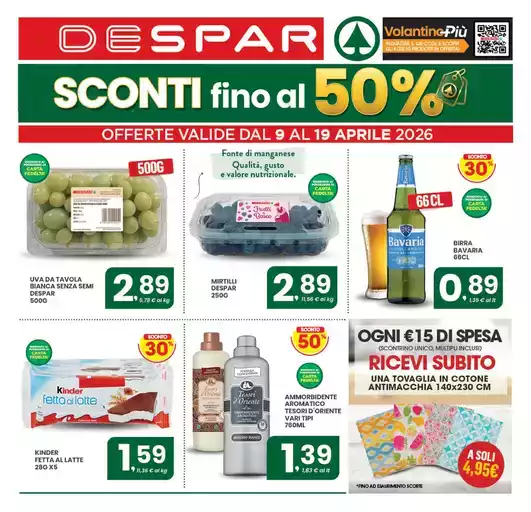 Sconti fino al 50%