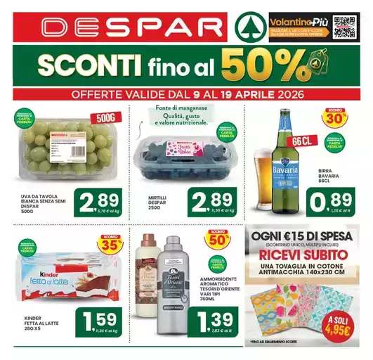 Sconti fino al 50%