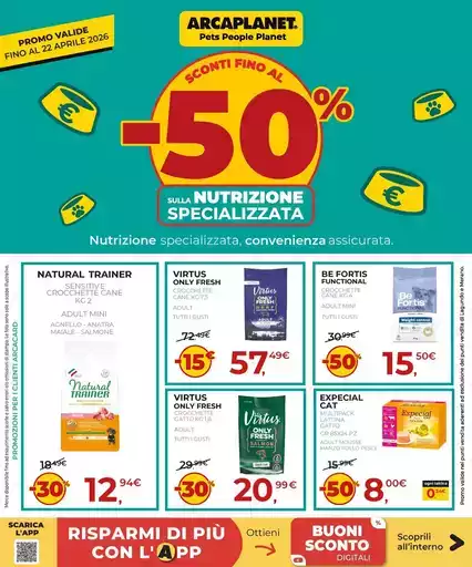 -50% sulla nutrizione specializzata