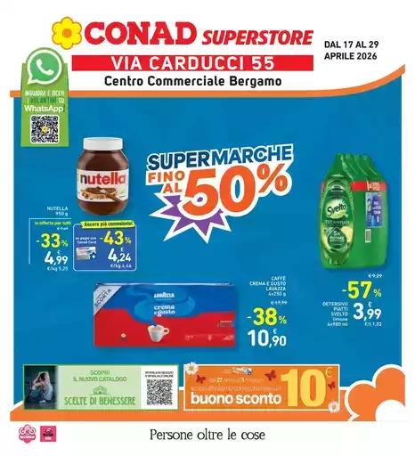 Super marche fino al 50%
