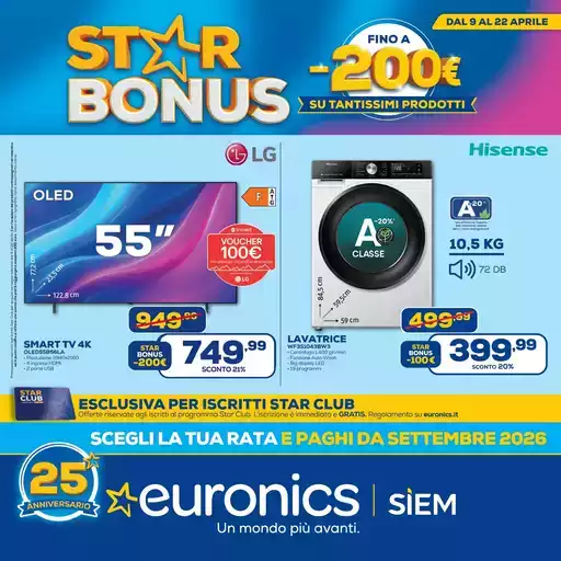 StarBonus - 200 euro su tantissimi prodotti