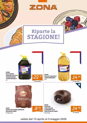 Zona per te! Riparte la stagione Zona per te! Riparte la stagione