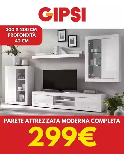 Parete attrezzata moderna completa