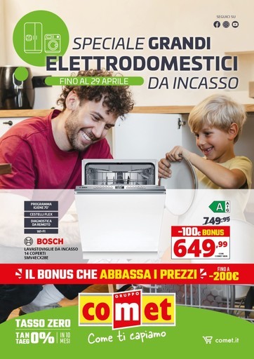 Speciale Grandi Elettrodomestici Da Incasso da Comet!