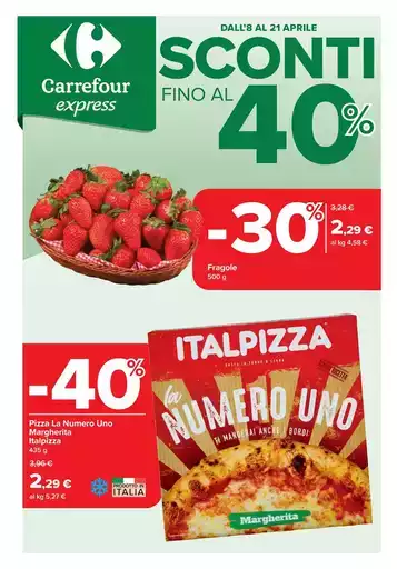 Sconti fino al 40%