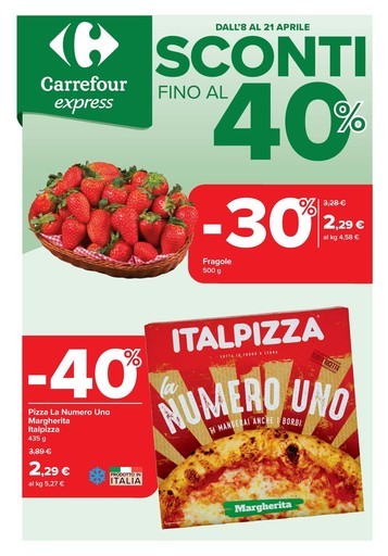 Sconti fino al 40%