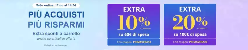 Piu acquisti piu risparmi Piu acquisti piu risparmi