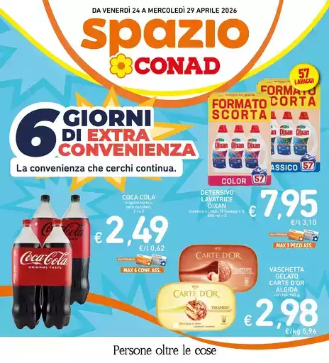 6 giorni di extra convenienza