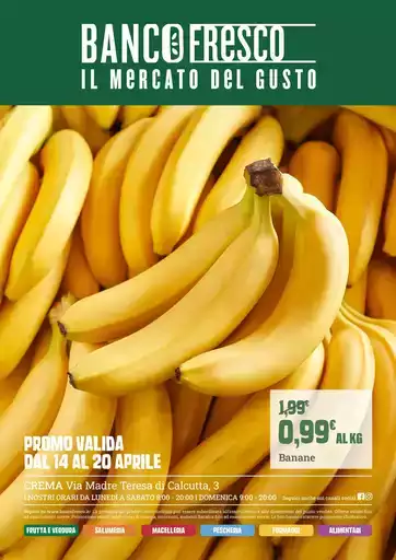 Promo valida dal 14 al 20 aprile