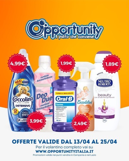 Offerte valide dal 13.04 al 25.04