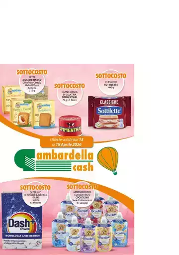 Offerte valide dal 13 al 18 Aprile 2026