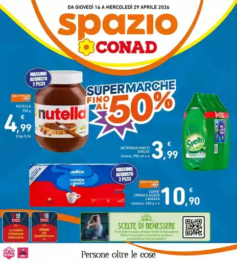 SUPERMARCHE FINO AL 50%
