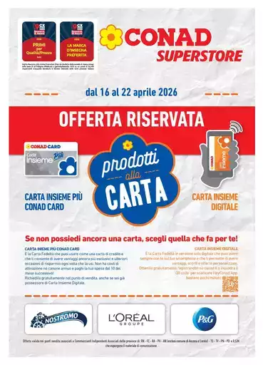 PRODOTTI ALLA CARTA