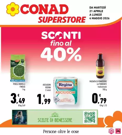 Sconti fino al 40%