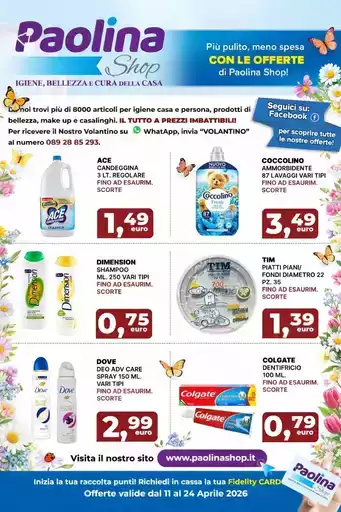 Offerte valide dal 11 al 24 aprile
