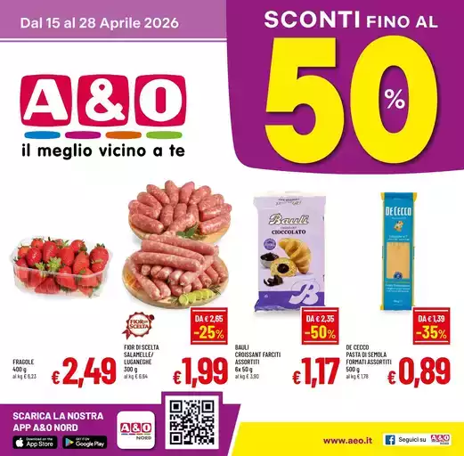 Sconti fino al 50%