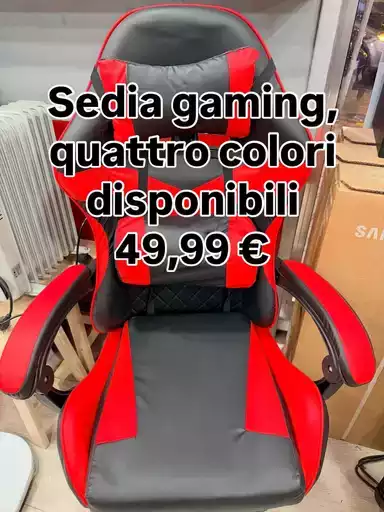 Sedia gaming quattro colori disponibili 50 euro Sedia gaming quattro colori disponibili 50 euro