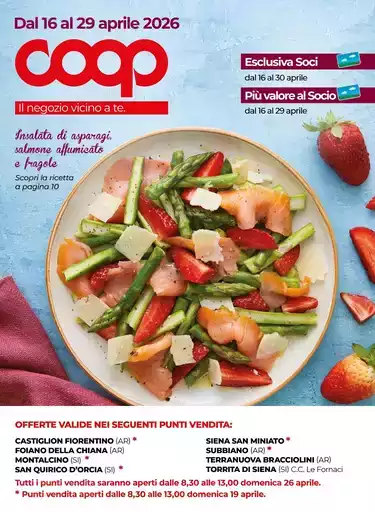 Dal 16 al 29 aprile 2026