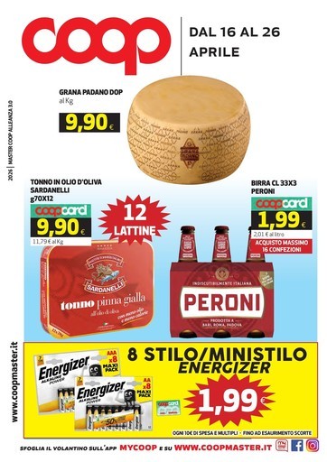 Dal 16 al 26 aprile