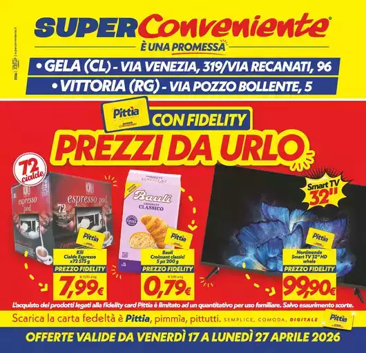Prezzi da urlo