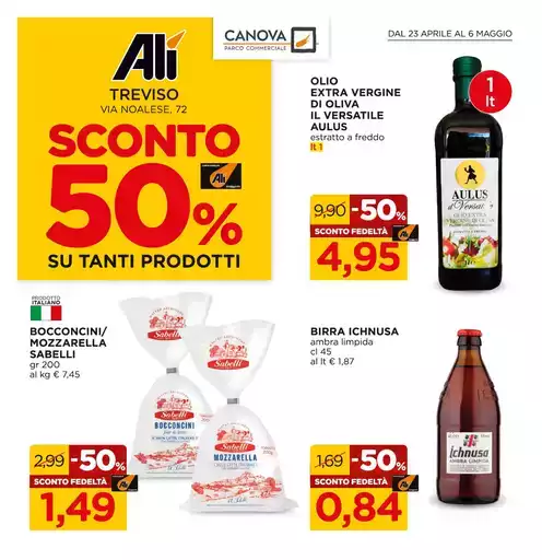 Sconto 50%
