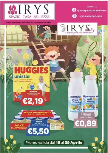 Promo valide dal 16 al 29 aprile