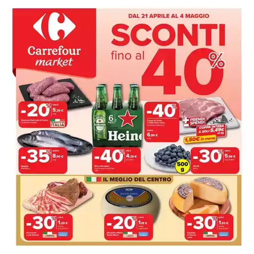 Sconti fino al 40%