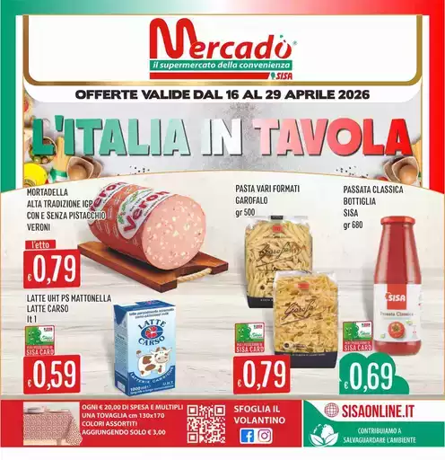 L'italia in tavola