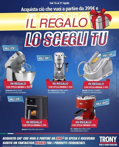 TRONY - VOLANTINO - Informatica TV Telefonia e Elettrodomestici online