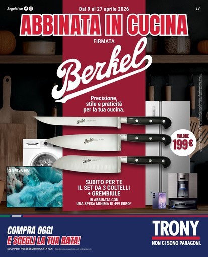 Abbinata in cucina da Trony Desenzano del Garda!