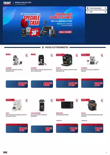 TRONY - VOLANTINO - Informatica TV Telefonia e Elettrodomestici online