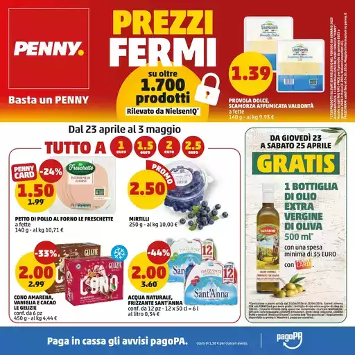Prezzi fermi