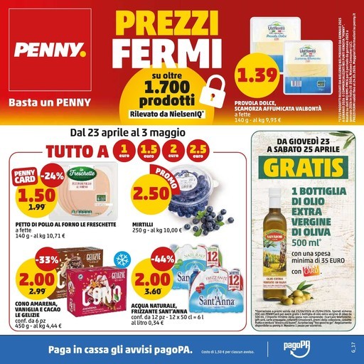 Prezzi fermi
