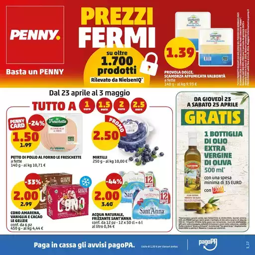 Prezzi fermi