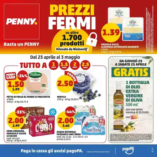 Prezzi fermi