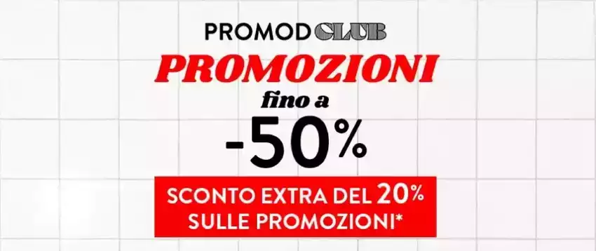 Promozioni fino al -50%