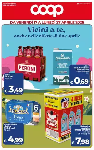 Vicini a te, anche nelle offerte di fine aprile