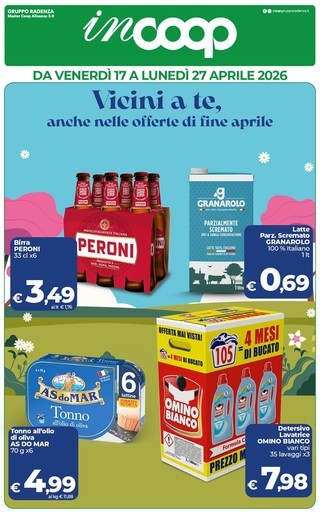 Vicini a te, anche nelle offerte di fine aprile