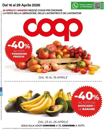 Solo alla Coop conviene a te, conviene a tutti