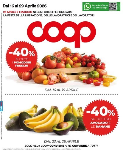 Solo alla Coop conviene a te, conviene a tutti