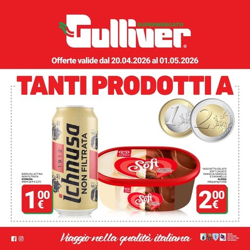 Tanti prodotti a 1€ 2€